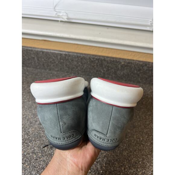 Cole Haan ZeroGrand Mens Sz 11 W Shoes Gray Nubuck Casual Comfort Oxford Lace Up - Picture 7 of 11